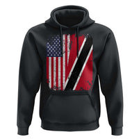 USA Trinidad and Tobago Hoodie Retro Vintage American Trini Pride Flag