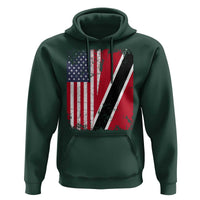 USA Trinidad and Tobago Hoodie Retro Vintage American Trini Pride Flag