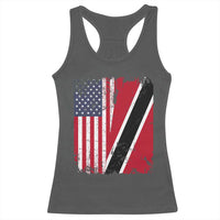 USA Trinidad and Tobago Racerback Tank Top Retro Vintage American Trini Pride Flag
