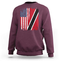 USA Trinidad and Tobago Sweatshirt Retro Vintage American Trini Pride Flag
