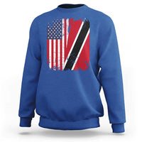 USA Trinidad and Tobago Sweatshirt Retro Vintage American Trini Pride Flag
