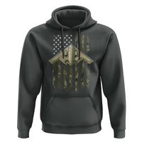 Retro Camo B2 Spirit Hoodie B-2 Bomber Stealth Aircraft Camouflage US Flag Patriotic - Wonder Print Shop