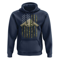 Retro Camo B2 Spirit Hoodie B-2 Bomber Stealth Aircraft Camouflage US Flag Patriotic - Wonder Print Shop