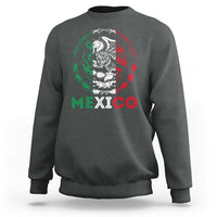 Mexico Coat of Arms Sweatshirt Eagle Mexican Flag Mexico Heritage Roots - Wonder Print Shop