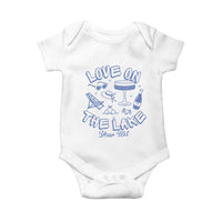 Love on the Lake Bachelorette Baby Onesie Custom Camp Bach Party - Wonder Print Shop