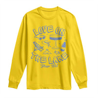 Love on the Lake Bachelorette Long Sleeve Shirt Custom Camp Bach Party - Wonder Print Shop