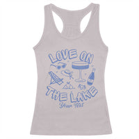 Love on the Lake Bachelorette Racerback Tank Top Custom Camp Bach Party - Wonder Print Shop