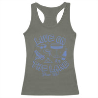 Love on the Lake Bachelorette Racerback Tank Top Custom Camp Bach Party - Wonder Print Shop