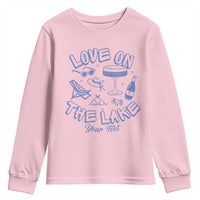 Love on the Lake Bachelorette Youth Sweatshirt Custom Camp Bach Party - Wonder Print Shop