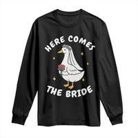 Silly Goose Bride Long Sleeve Shirt Funny Goose Lovers - Wonder Print Shop