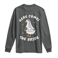 Silly Goose Bride Long Sleeve Shirt Funny Goose Lovers - Wonder Print Shop