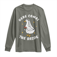 Silly Goose Bride Long Sleeve Shirt Funny Goose Lovers - Wonder Print Shop