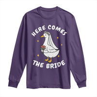 Silly Goose Bride Long Sleeve Shirt Funny Goose Lovers - Wonder Print Shop