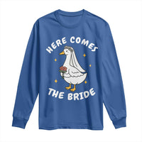 Silly Goose Bride Long Sleeve Shirt Funny Goose Lovers - Wonder Print Shop