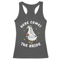 Silly Goose Bride Racerback Tank Top Funny Goose Lovers - Wonder Print Shop