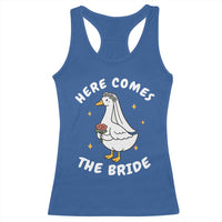 Silly Goose Bride Racerback Tank Top Funny Goose Lovers - Wonder Print Shop
