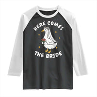 Silly Goose Bride Raglan Shirt Funny Goose Lovers - Wonder Print Shop