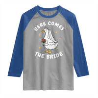 Silly Goose Bride Raglan Shirt Funny Goose Lovers - Wonder Print Shop