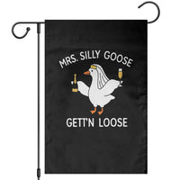 Mrs. Silly Goose Bride Garden Flag Funny Goose Lovers - Wonder Print Shop
