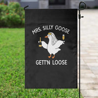 Mrs. Silly Goose Bride Garden Flag Funny Goose Lovers - Wonder Print Shop