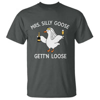 Mrs. Silly Goose Bride T Shirt Funny Goose Lovers - Wonder Print Shop