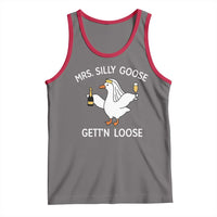 Mrs. Silly Goose Bride Tank Top Funny Goose Lovers - Wonder Print Shop