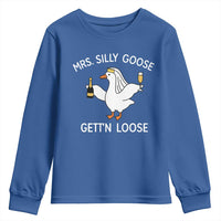 Mrs. Silly Goose Bride Youth Sweatshirt Funny Goose Lovers - Wonder Print Shop