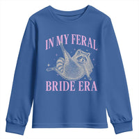 In My Feral Bride Era Youth Sweatshirt Funny Raccoon - Wonder Print Shop