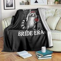 In My Feral Bride Era Throw Blanket Funny Raccoon Lovers - Wonder Print Shop