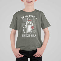 In My Feral Bride Era T Shirt For Kid Funny Raccoon Lovers - Wonder Print Shop