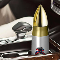 Dominican Girl Bullet Tumbler Messy Bun Caribbean Dominican Republic DR Flag - Wonder Print Shop