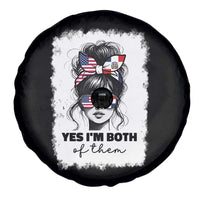 Dominican American Woman Spare Tire Cover Yes Im Both Of Them