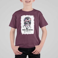 Dominican American Woman T Shirt For Kid Yes Im Both Of Them
