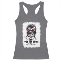 Dominican American Woman Racerback Tank Top Yes Im Both Of Them