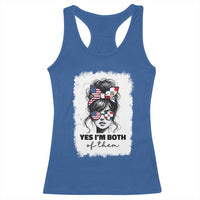 Dominican American Woman Racerback Tank Top Yes Im Both Of Them