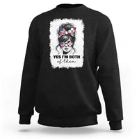 Dominican American Woman Sweatshirt Yes Im Both Of Them