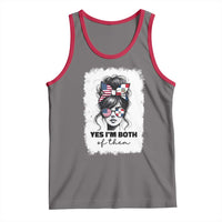 Dominican American Woman Tank Top Yes Im Both Of Them