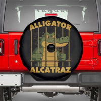 Alligator Alcatraz Florida Everglades Spare Tire Cover Funny Political Satire Meme - Wonder Print Shop