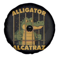 Alligator Alcatraz Florida Everglades Spare Tire Cover Funny Political Satire Meme - Wonder Print Shop
