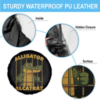 Alligator Alcatraz Florida Everglades Spare Tire Cover Funny Political Satire Meme - Wonder Print Shop