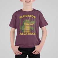 Alligator Alcatraz Florida Everglades T Shirt For Kid Funny Political Satire Meme - Wonder Print Shop