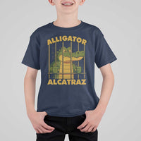 Alligator Alcatraz Florida Everglades T Shirt For Kid Funny Political Satire Meme - Wonder Print Shop