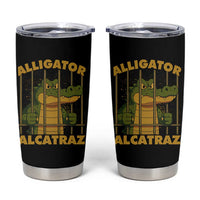 Alligator Alcatraz Florida Everglades Tumbler Cup Funny Political Satire Meme - Wonder Print Shop