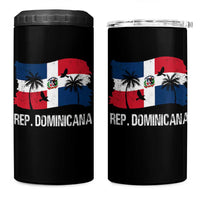 Dominican Republic Flag 4 in 1 Can Cooler Tumbler Island Pride Caribbean Heritage - Wonder Print Shop