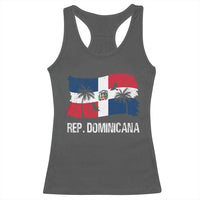 Dominican Republic Flag Racerback Tank Top Island Pride Caribbean Heritage - Wonder Print Shop