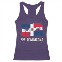 Dominican Republic Flag Racerback Tank Top Island Pride Caribbean Heritage - Wonder Print Shop
