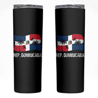 Dominican Republic Flag Skinny Tumbler Island Pride Caribbean Heritage - Wonder Print Shop