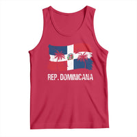 Dominican Republic Flag Tank Top Island Pride Caribbean Heritage - Wonder Print Shop
