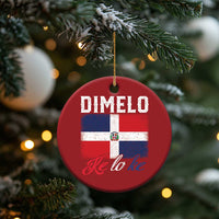 Dimelo Ke Lo Ke Dominican Republic Flag Christmas Ornament - Wonder Print Shop
