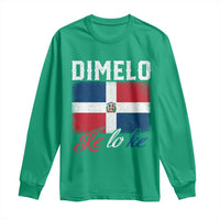 Dimelo Ke Lo Ke Dominican Republic Flag Long Sleeve Shirt - Wonder Print Shop